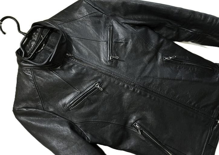 GOSTAR DE FUGA ホースレザーライダースジャケット　CIVARIZE