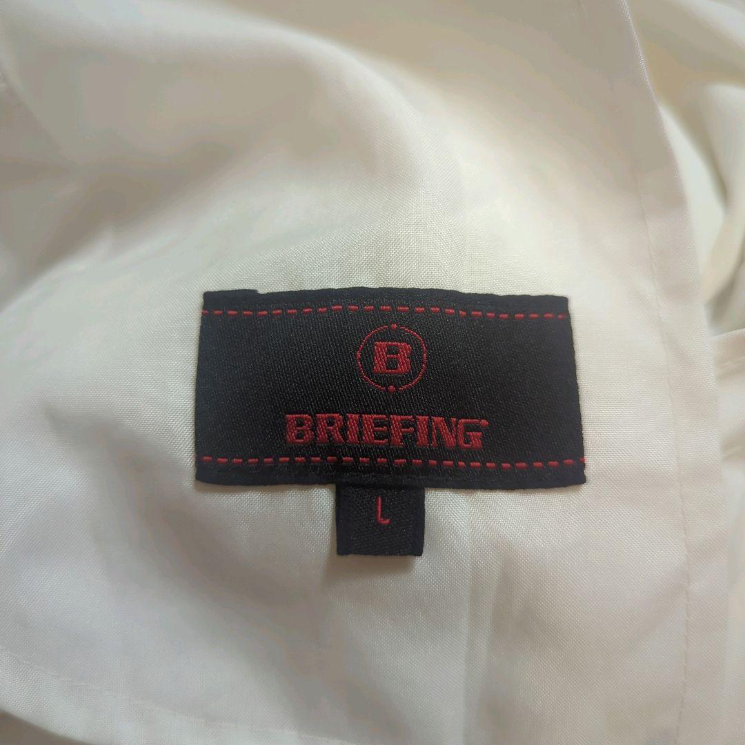 BRIEFING GOLF ゴルフパンツ L ホワイト ストレッチ 近年モデル