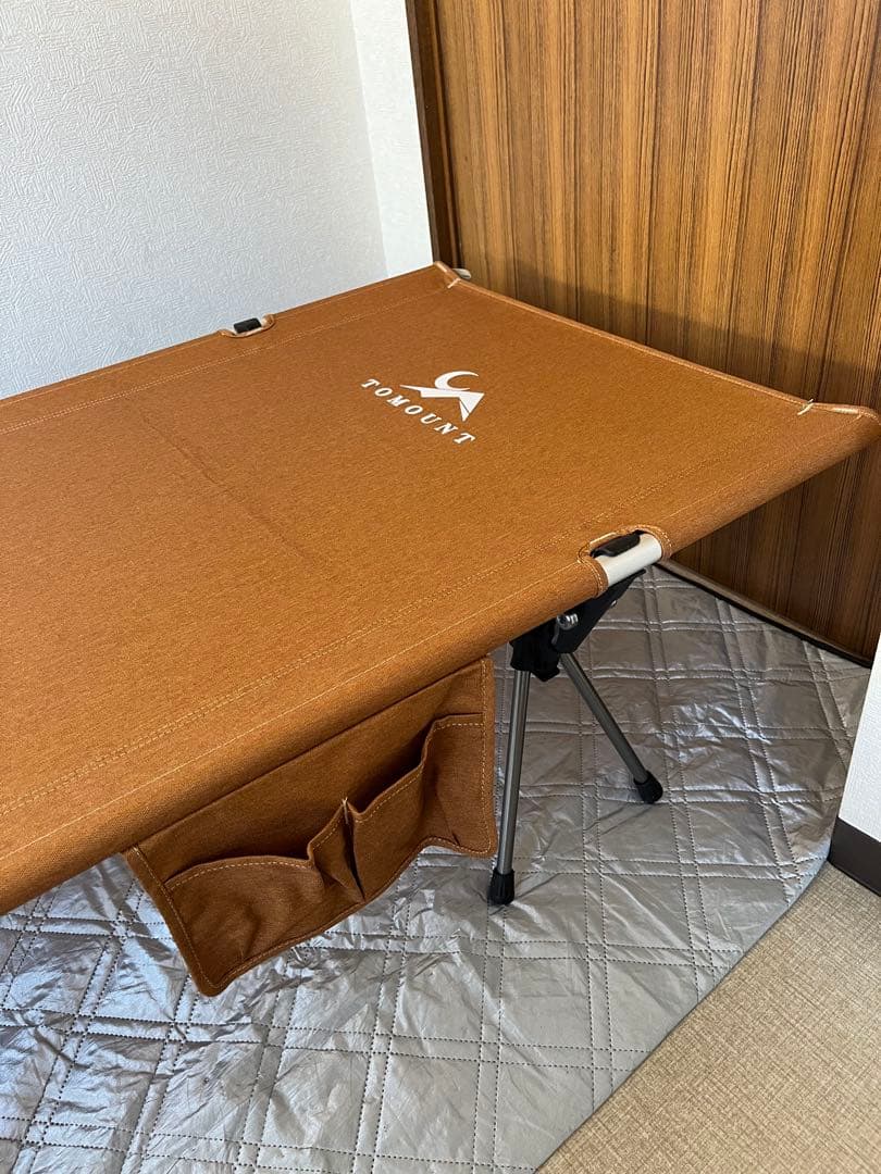 TOMOUNTアウトドアベッド キャンプコット2WAY軽量野外用自宅用 会社用