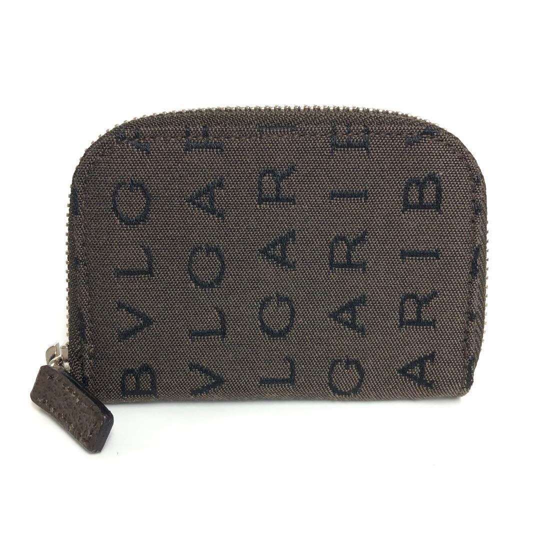 【ほぼ未使用】BVLGARI ブルガリ 6連キーケース ロゴマニア 男女兼用 茶