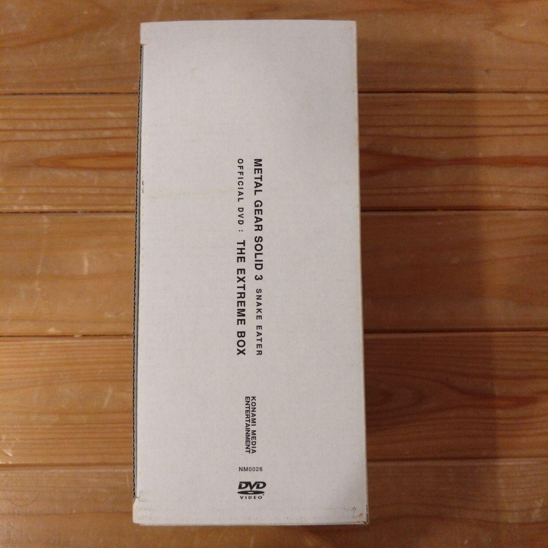 【匿名配送・中古品】メタルギアソリッド3 DVD エクストリームBOX