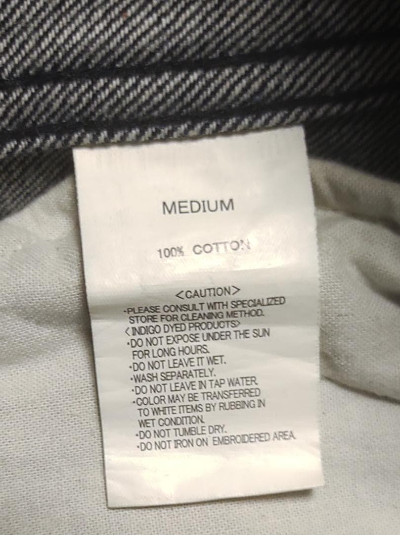 STUSSY♦️刺繍デニムコーチジャケット・濃紺M・美品 送料込 ステューシー