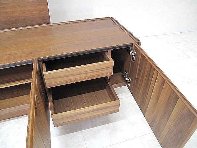 カリモク「SPOON QW72+QW42」ウォールナット材テレビボード 約62万