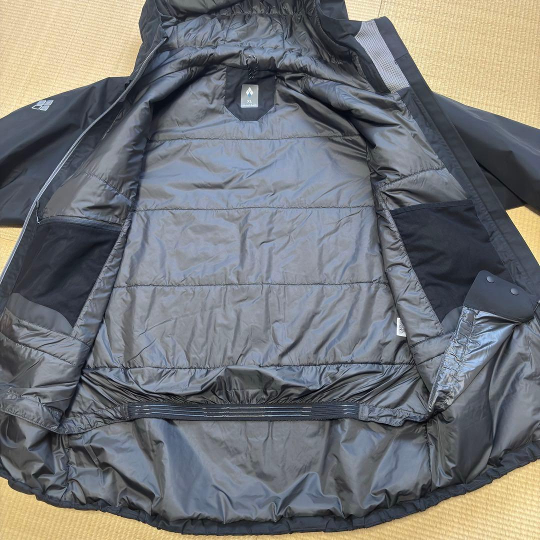 極美　mont-bell パウダーグライドパーカ　XL ブラック