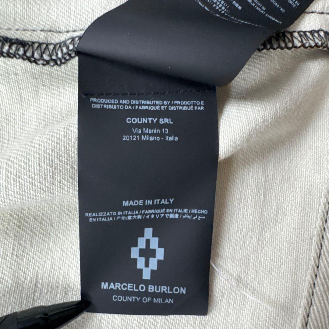 MARCELO BURLON マルチカラーデニムジャケット
