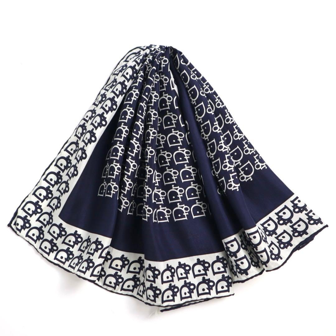 Vintage dior トロッター柄 スカーフ カレ