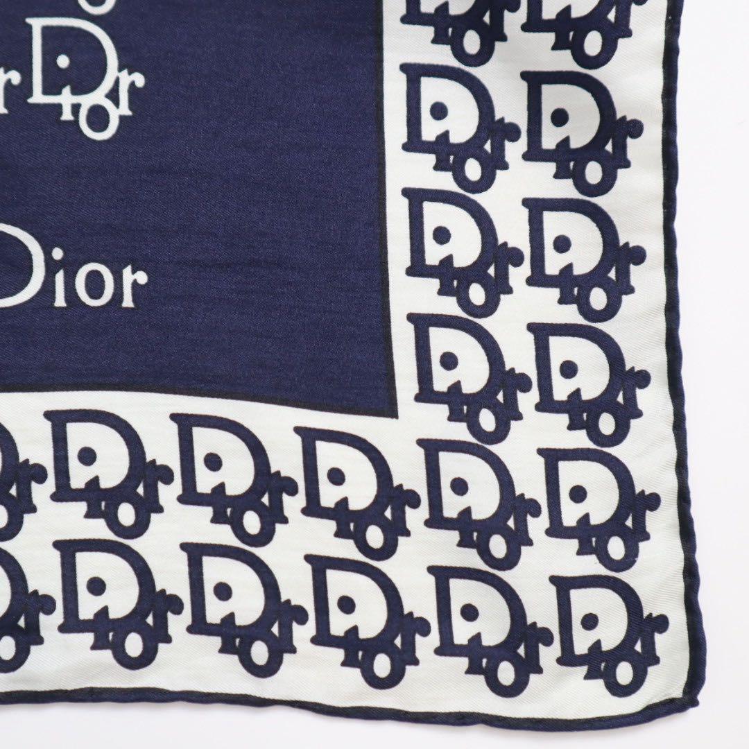 Vintage dior トロッター柄 スカーフ カレ