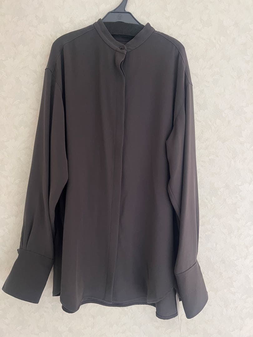 タグ付き【TODAYFUL】シルキーオーバーシャツ