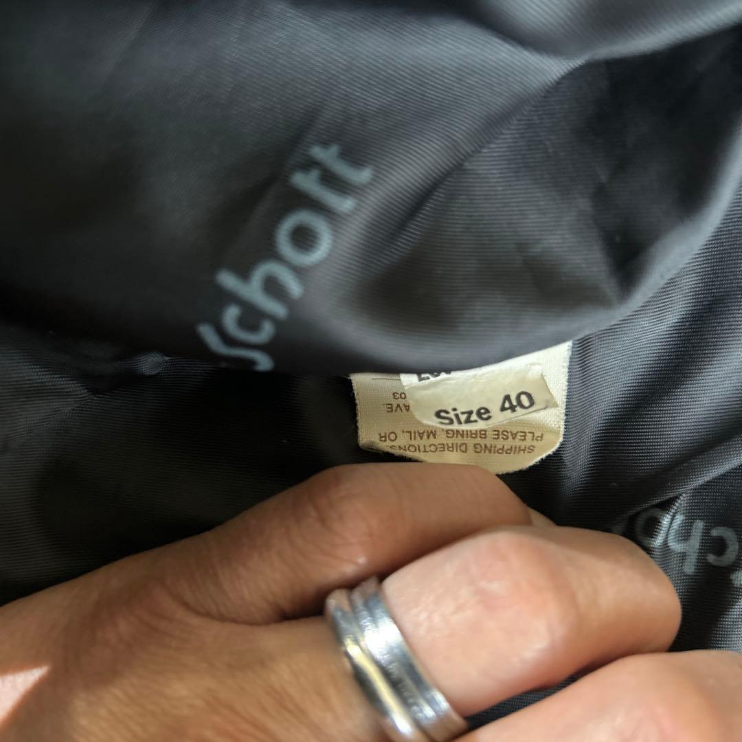 Schott シングルライダース レザージャケット