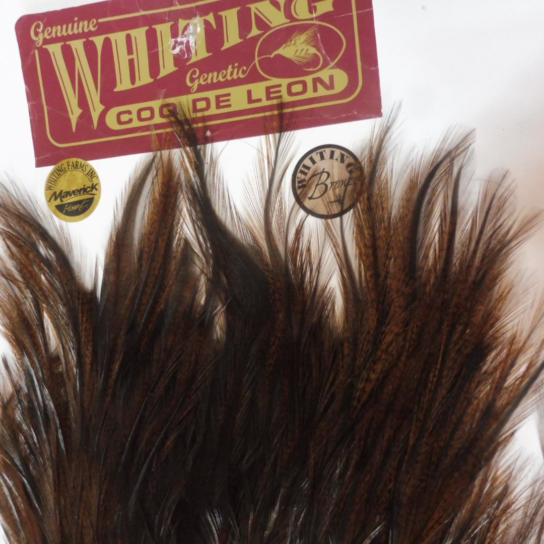 コックデレオン Whiting Badger dyed Brown