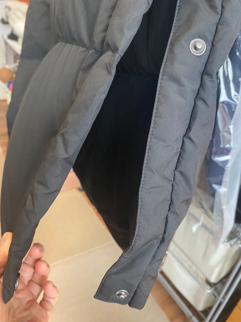 adidas ロング丈 ベンチコート AM ブラック