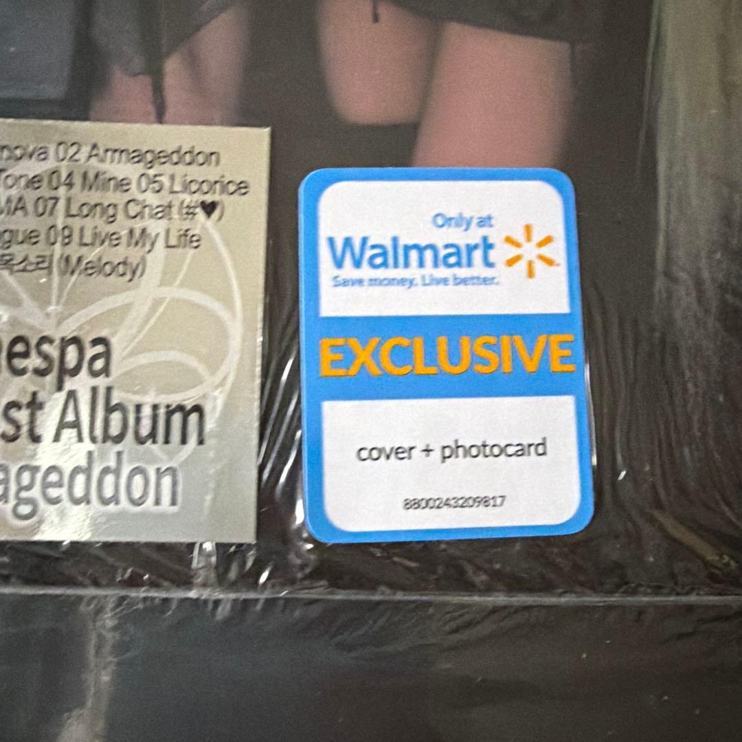 aespa エスパ CD Album Armageddon Walmart限定