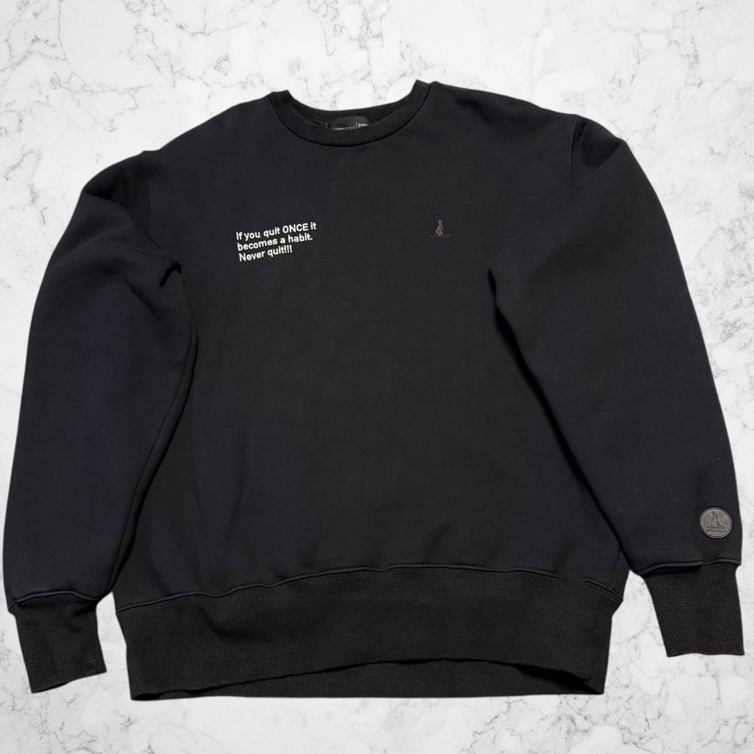 #FR2GOLFゴルフCircle Logo Crew Sweat 黒サイズ L