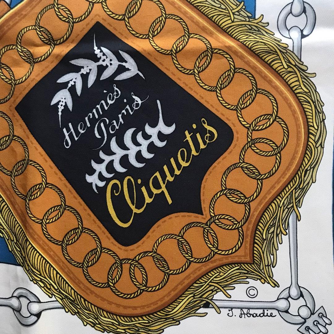 Hermes Cliquetis シルクスカーフ 90