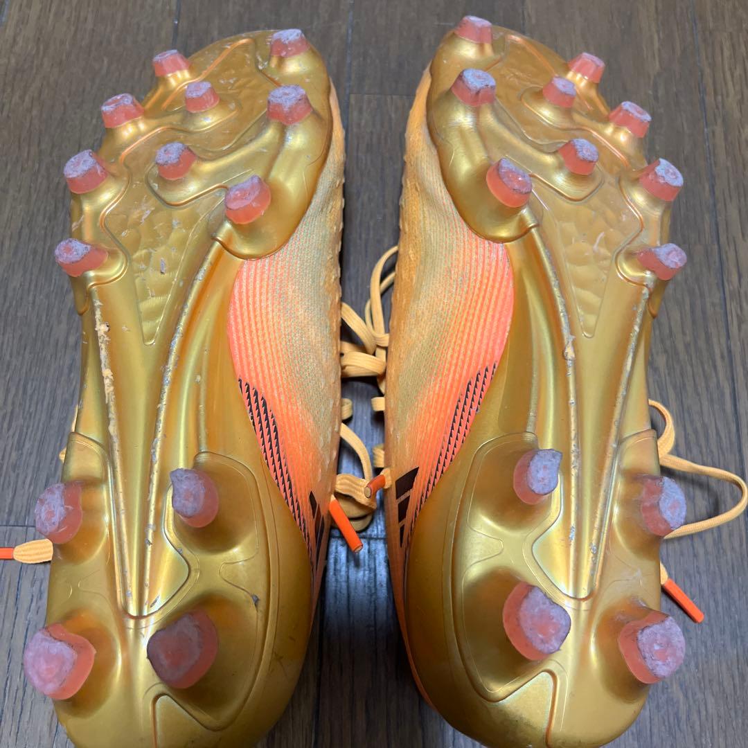 adidas スパイクシューズ オレンジ サイズ24.5