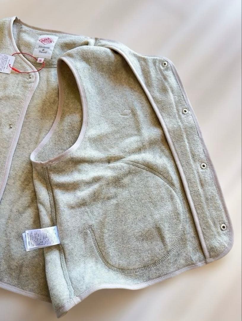 ソルちゃん。フリース カラーレスベスト レディース38