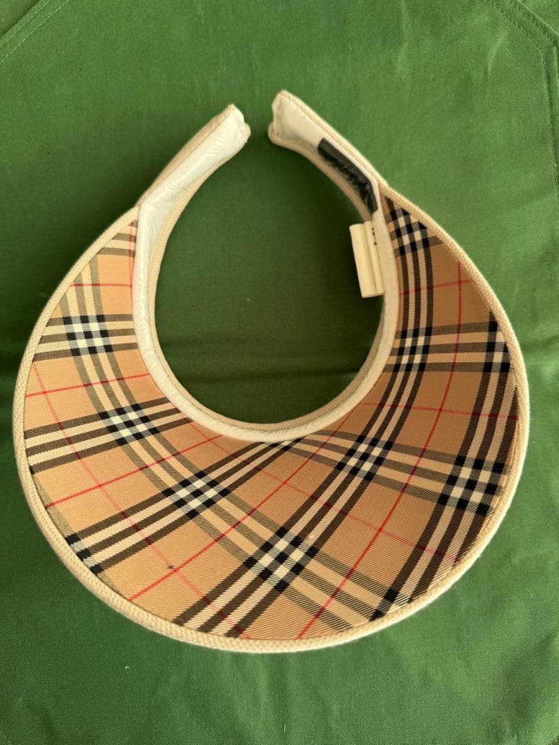 BURBERRY GOLF レディース　ノバチェック サンバイザー