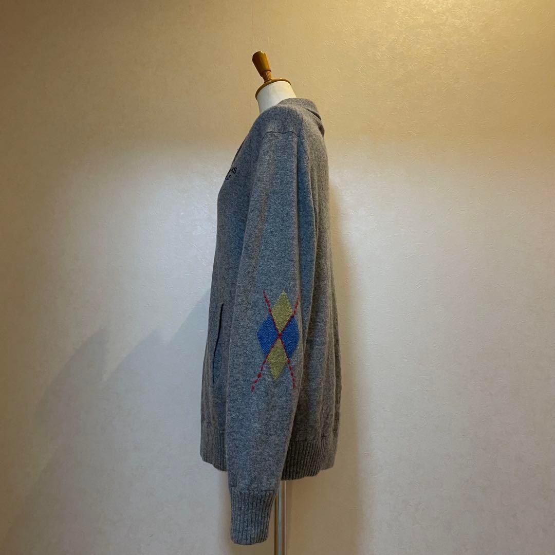 【美品】ビームスゴルフ BEAMS GOLF ニットセーター グレー系 XL