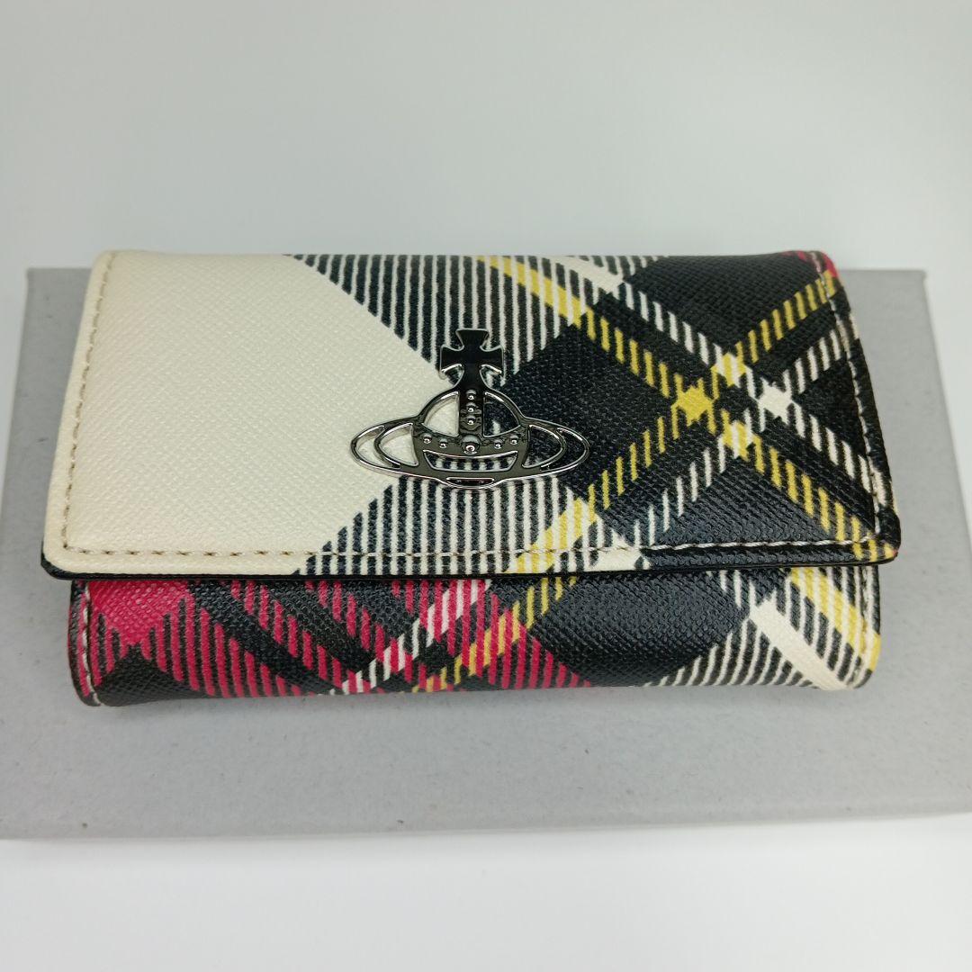 ビビアンウエストウッド キーケース チェック柄