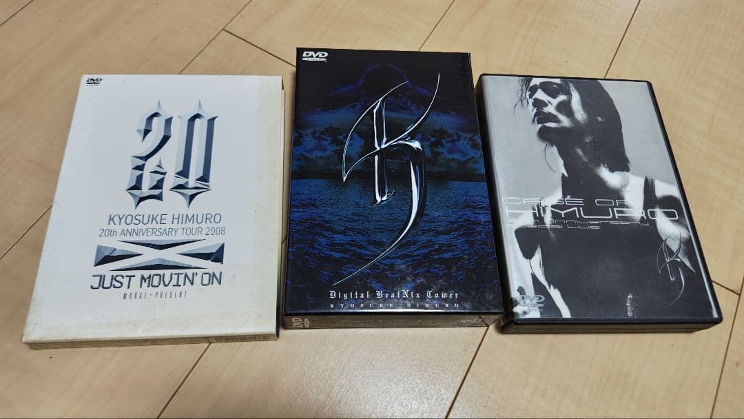 氷室京介 DVDまとめ売り　ビデオパンフ等オマケ付き　氷室京介