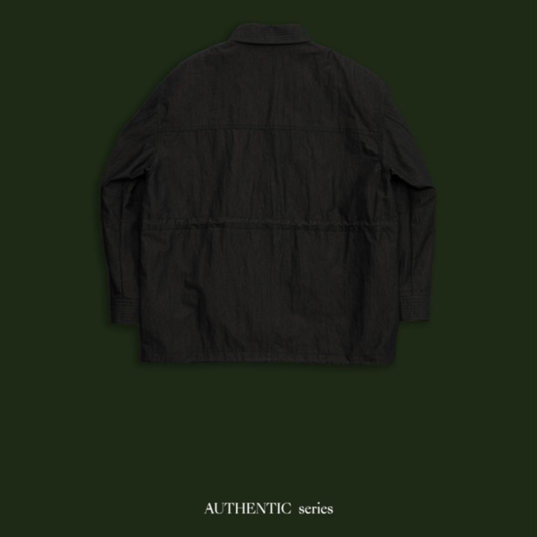 nokcha 2way ライナークオリティージャンパー　ブラックブラウン