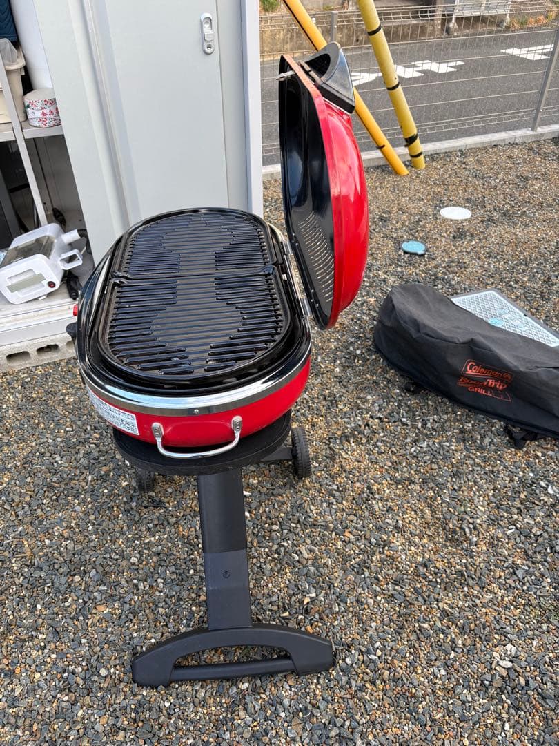 Coleman レッド 2バーナーバーベキューコンロ