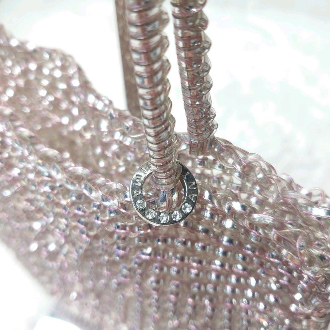 【人気カラー】ANTEPRIMA ワイヤーバッグ スクエア ピンクシルバー