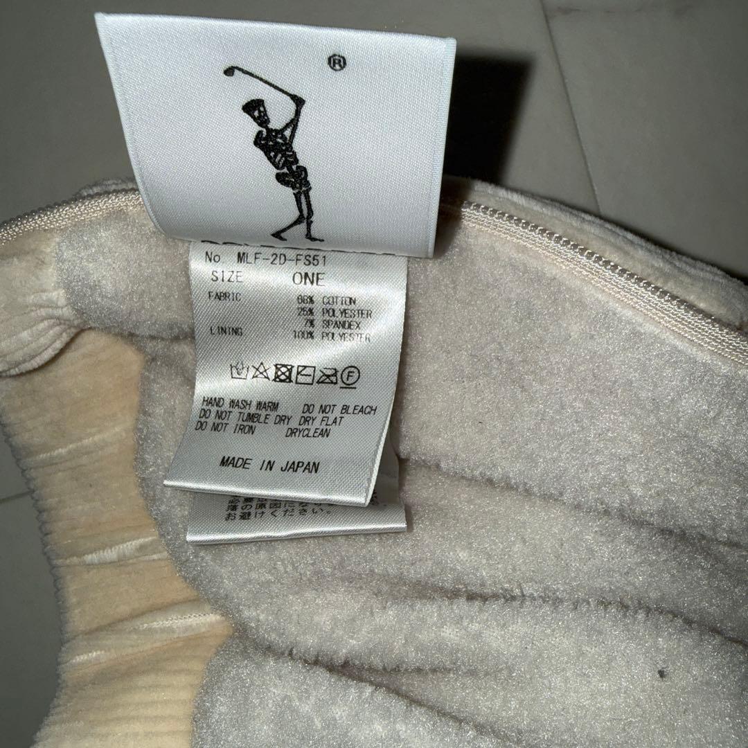 マーク&ロナ、ベージュ色 レッグウォーマー