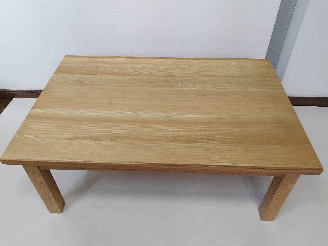 廃盤 希少 無印良品 タモ材 ローテーブル センターテーブル 木製 ナチュラル