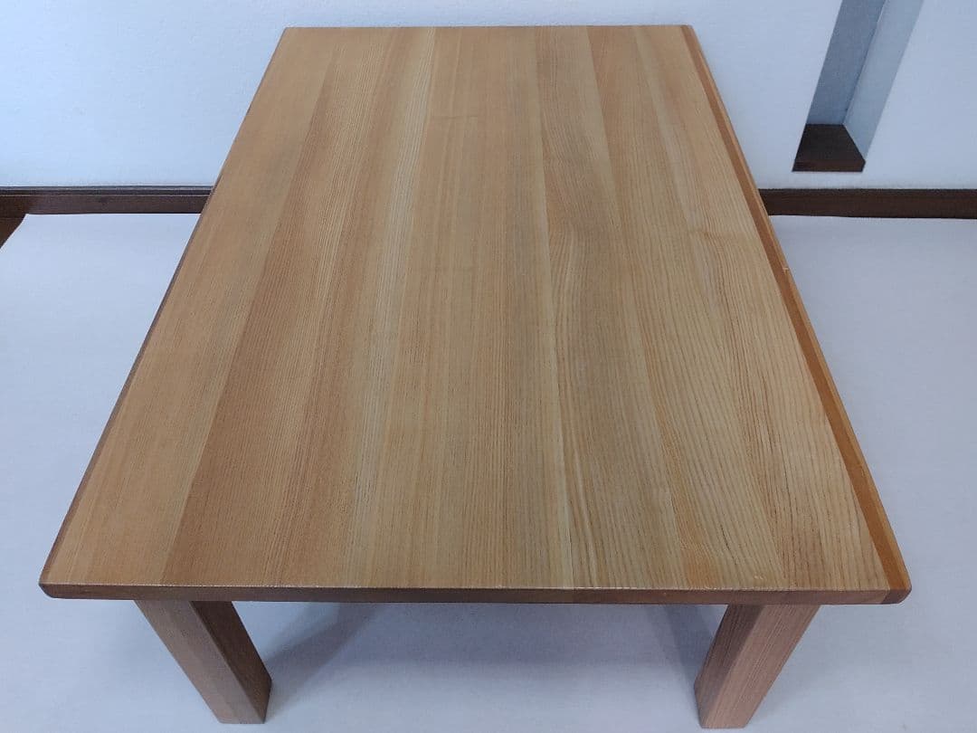 廃盤 希少 無印良品 タモ材 ローテーブル センターテーブル 木製 ナチュラル