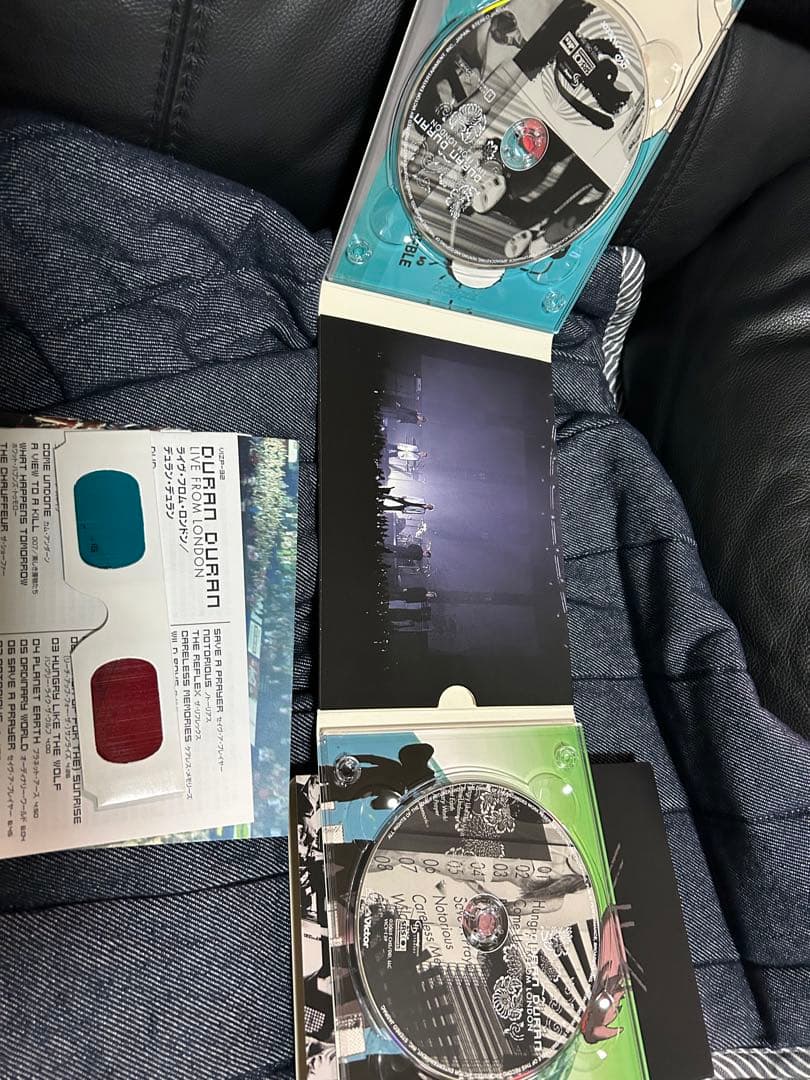 DVD初回限定　デュランデュラン　ライブフロムロンドン　ライブCD、メガネ付き