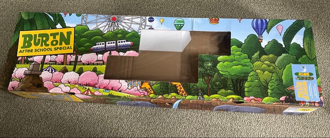 キッズ用スノーボード板&ビンディングセット (Burton)