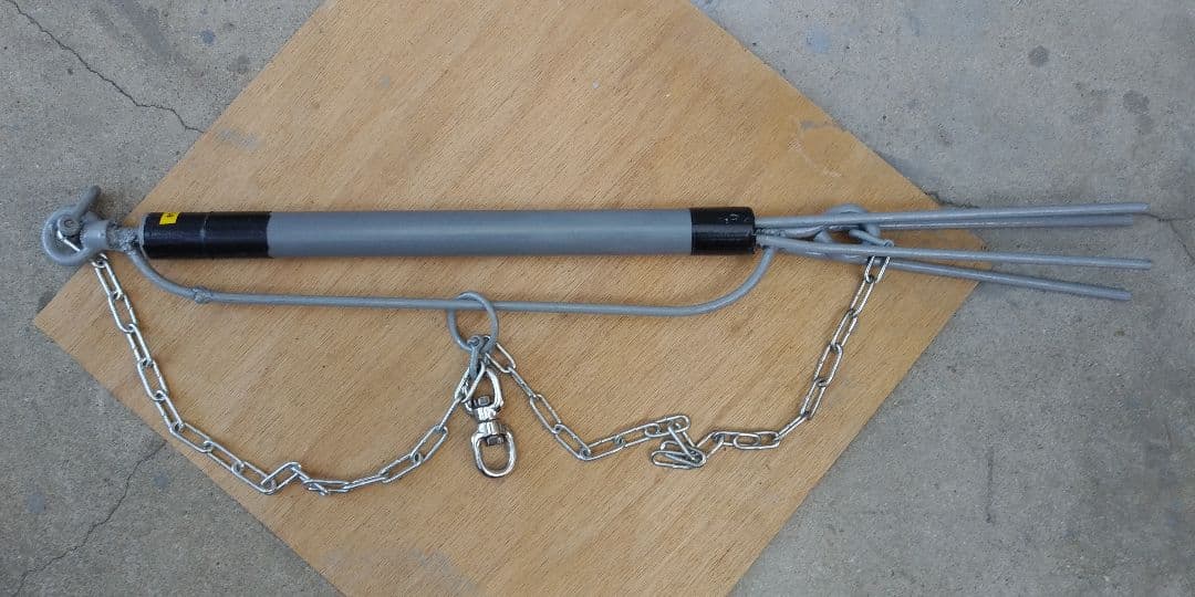 手作り！！ボートアンカー根掛かり防止として考えて造りました。「部品付き」