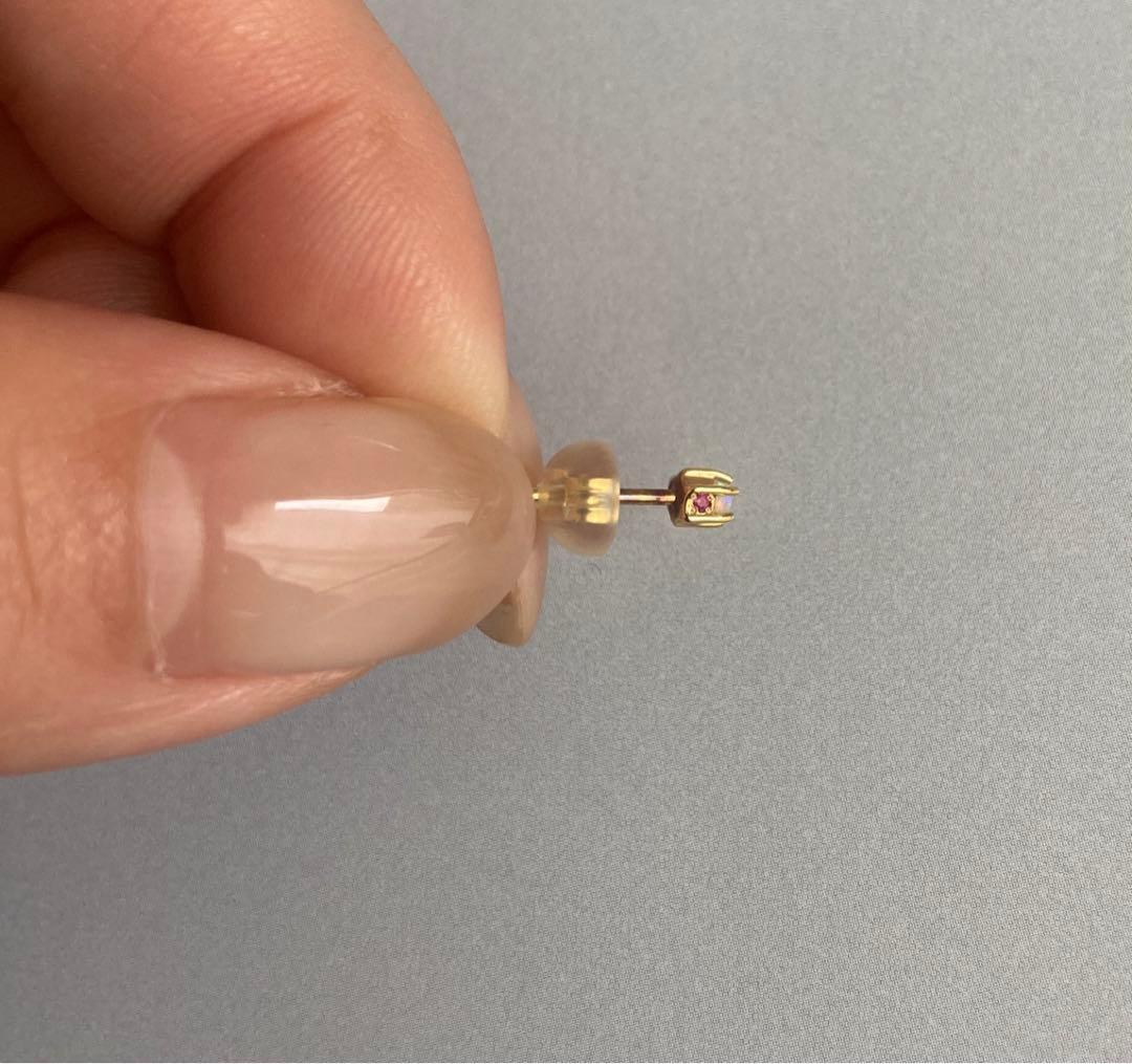 e.m. リトルエンブレム ピアス　18k