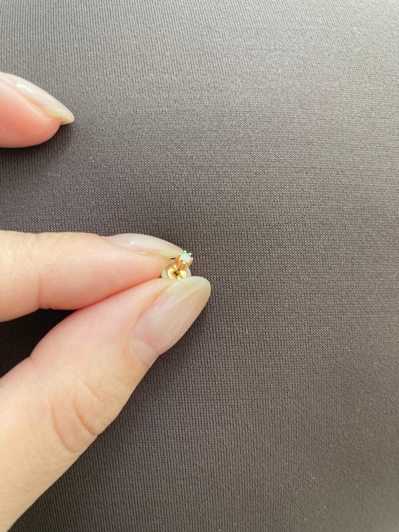 e.m. リトルエンブレム ピアス　18k