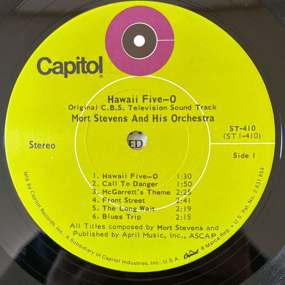 60sレアグルーヴHawaii Five-O サウンドトラック