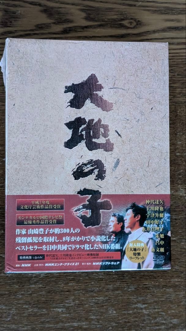 NHKドラマ 大地の子 DVD 全6巻セット BOX冊子付 動作確認済