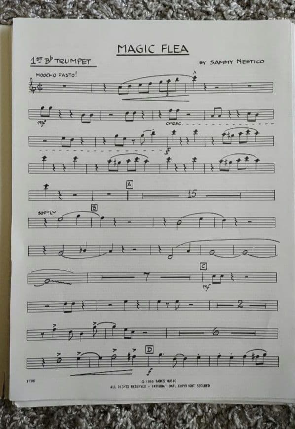 ビッグバンド譜面：Magic Flea