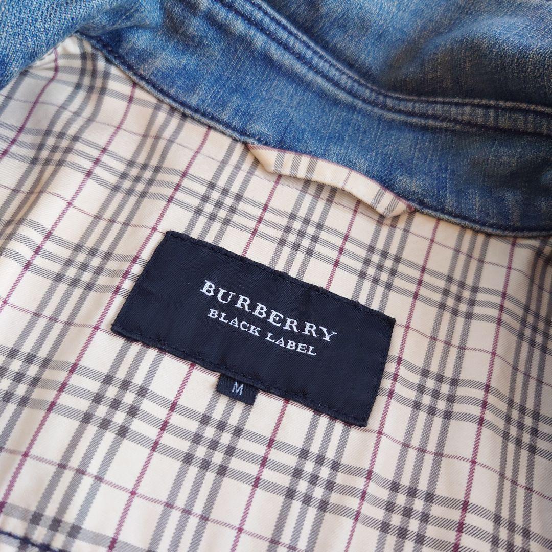バーバリーブラックレーベル　メンズ　 デニムジャケット　Mサイズ