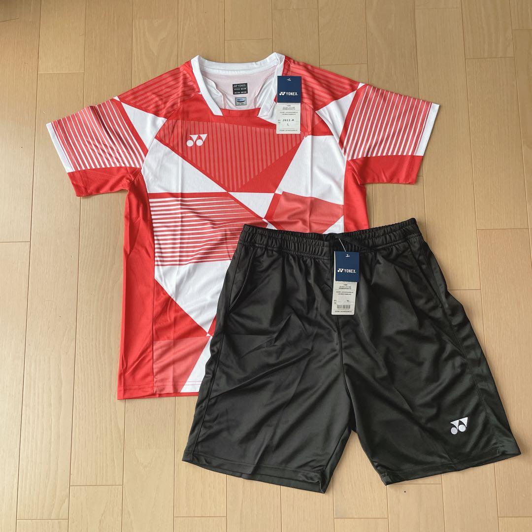 ヨネックス　YONEX テニス＆バドミントン　ゲームウェア　上下セット新品　L