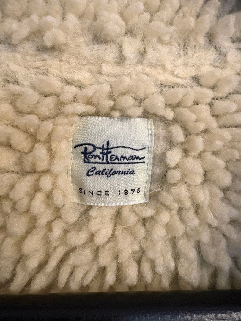 【美品】Ron Herman ロンハーマン ボアデニムジャケット Lサイズ