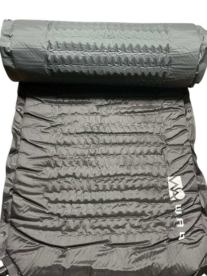 WAQ インフレータブル式マット 8cm 車中泊 キャンプ用