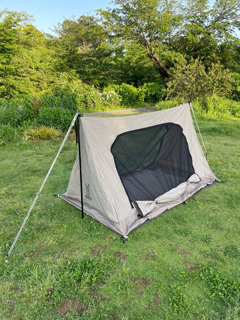 DOD ワラビーテント T2-657-BR グランドシート　ポール　ロープ