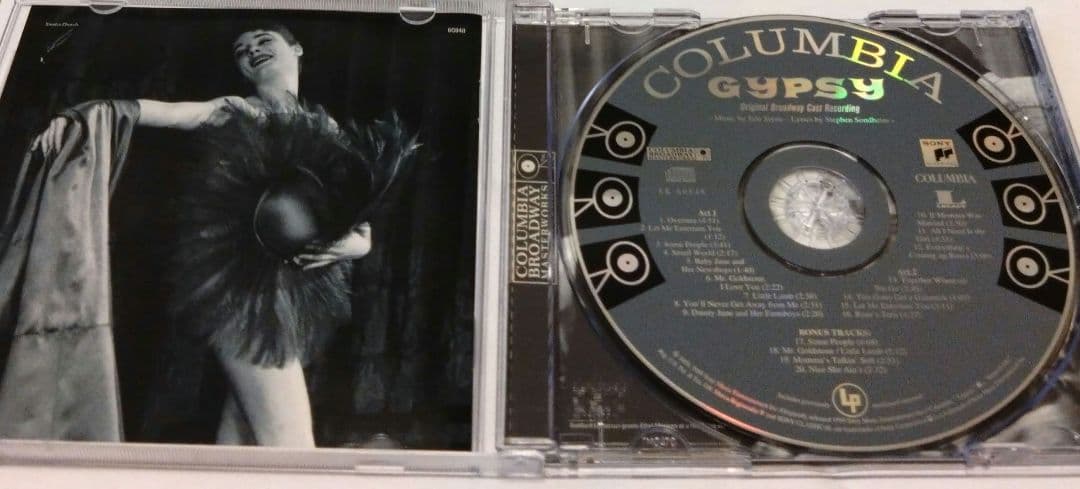 動作確認済『GYPSY』ジプシーエセルマーマン オリジナルブロードウェイキャスト