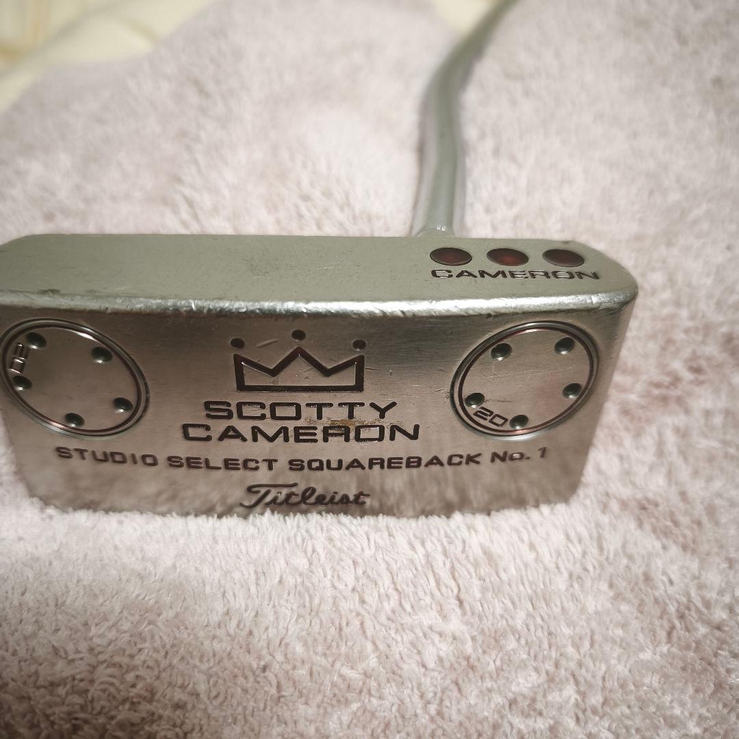 純正カバー付き スコッティキャメロン スクエアバックNo.1 33インチ