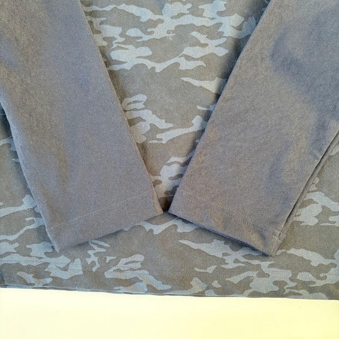 【美品】CASTELBAJAC ハーフジップ プルオーバー　カモフラメンズ M