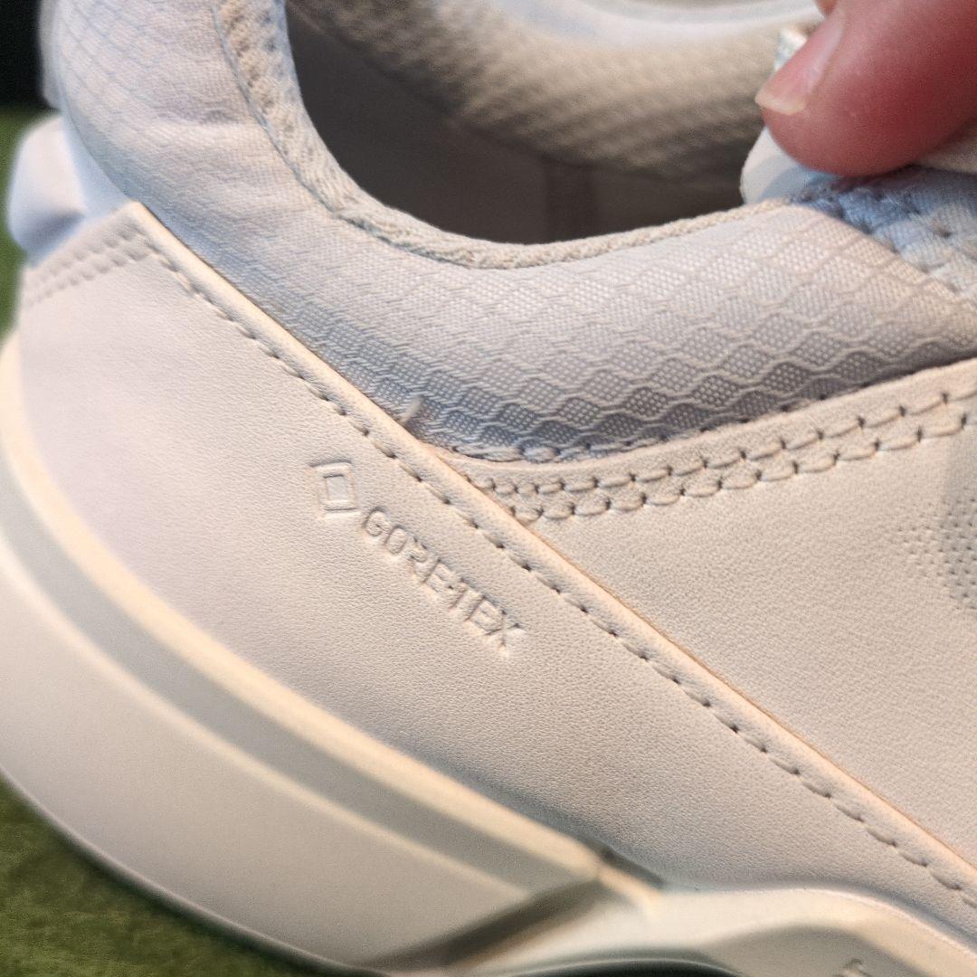 定価35200円 ECCO エコーバイオムH4ゴルフシューズ 40 ホワイト