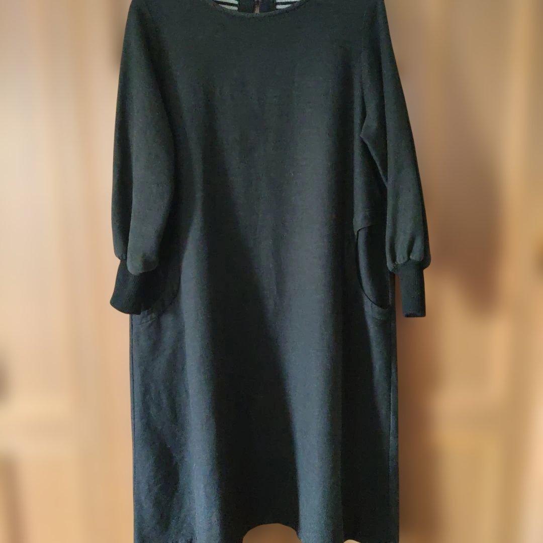 群言堂根ねやわらかデニムロングワンピース