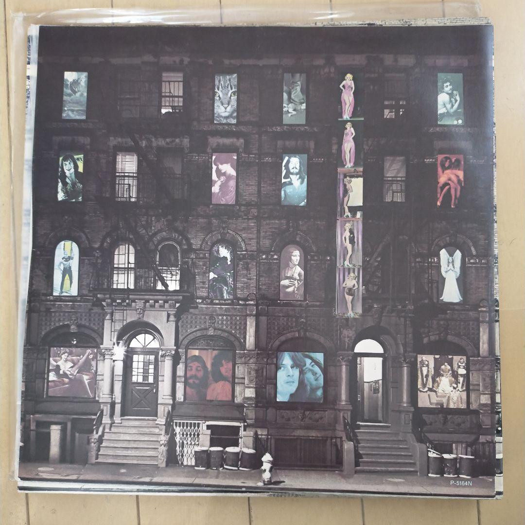 Led Zeppelin フィジカルグラヒィティ2枚組レコード帯、ポスター付き