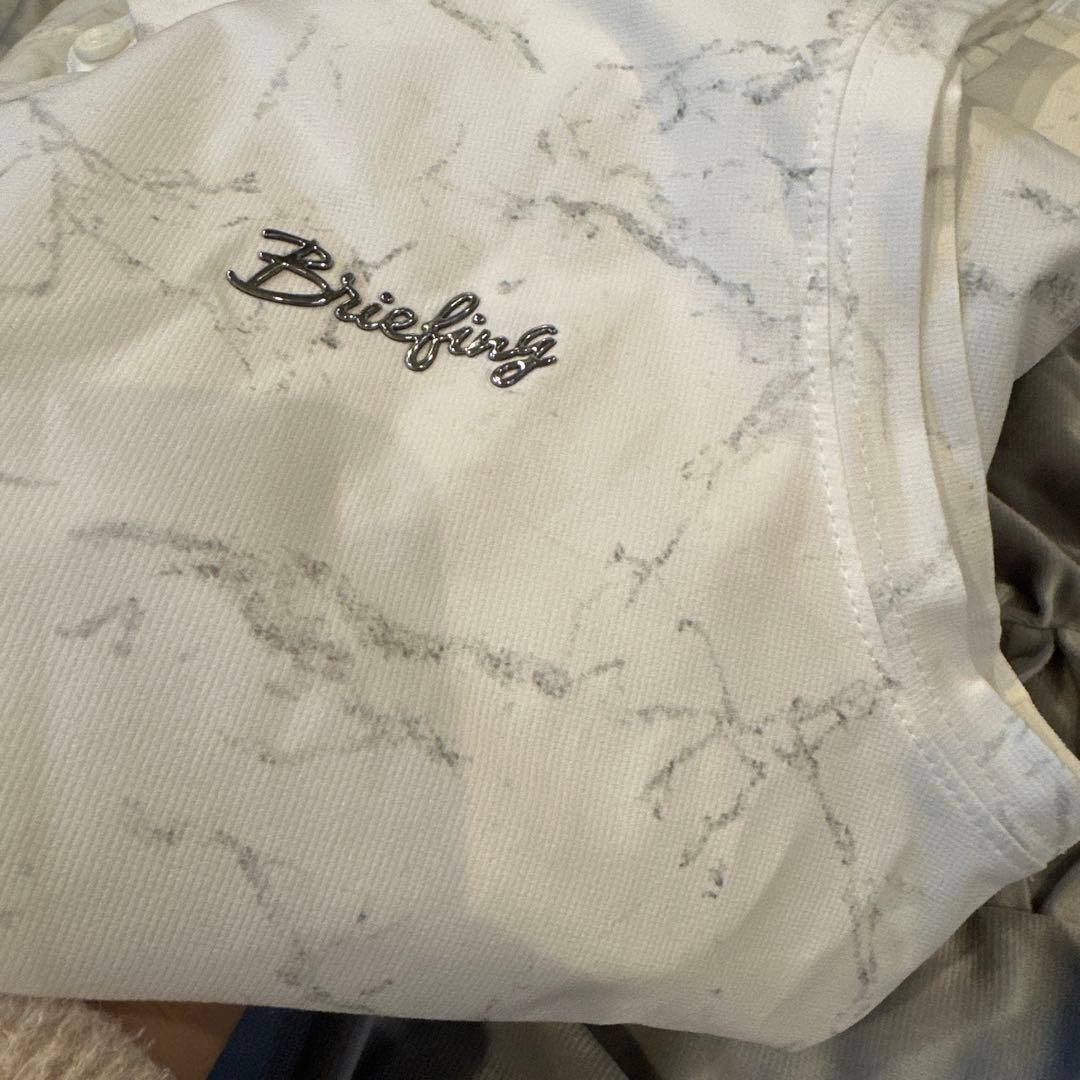 BRIEFING タイダイ柄　ポロワンピース M